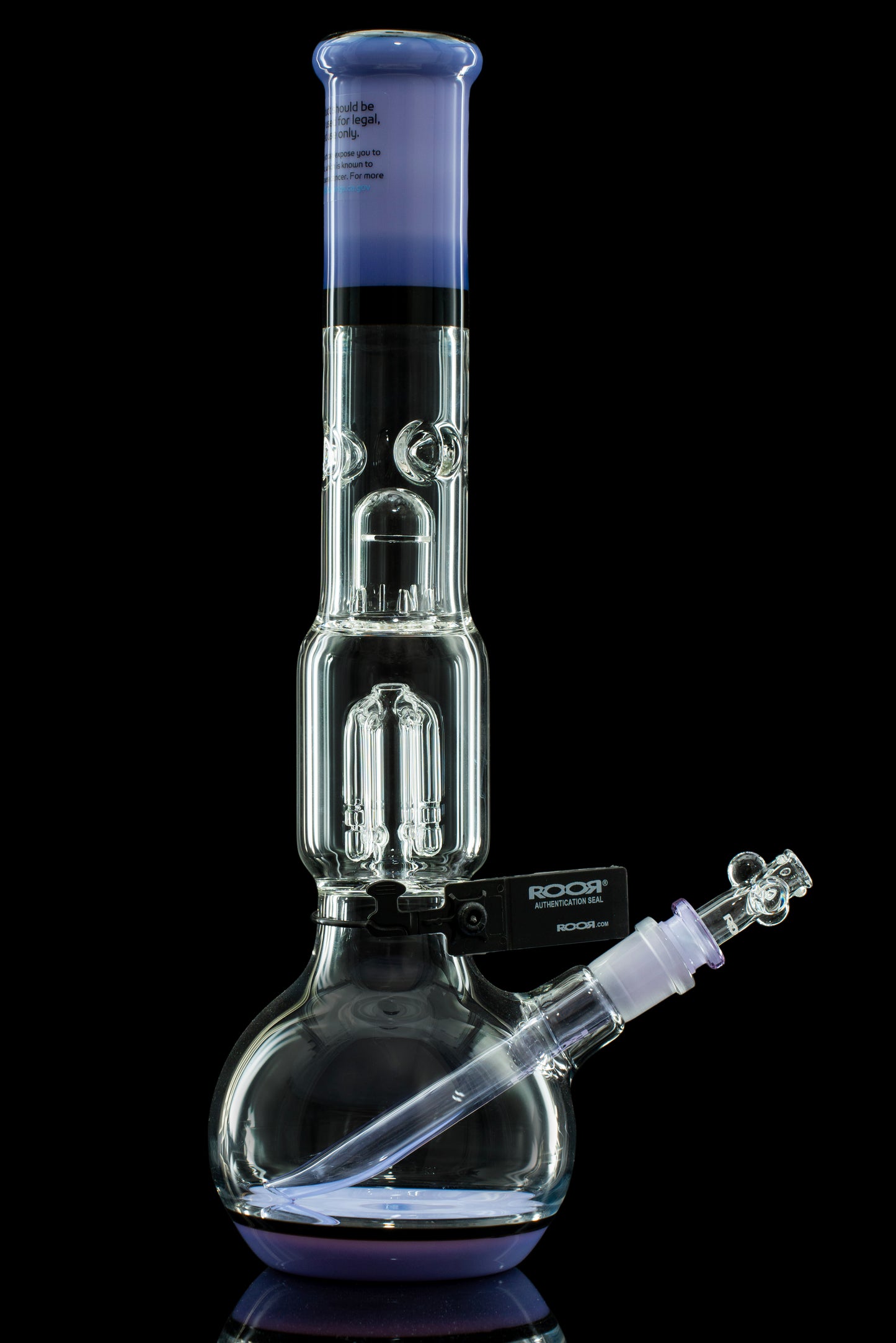 ROOR® Tech 4-Arm Tree Bubble Base Purple with Black Frame