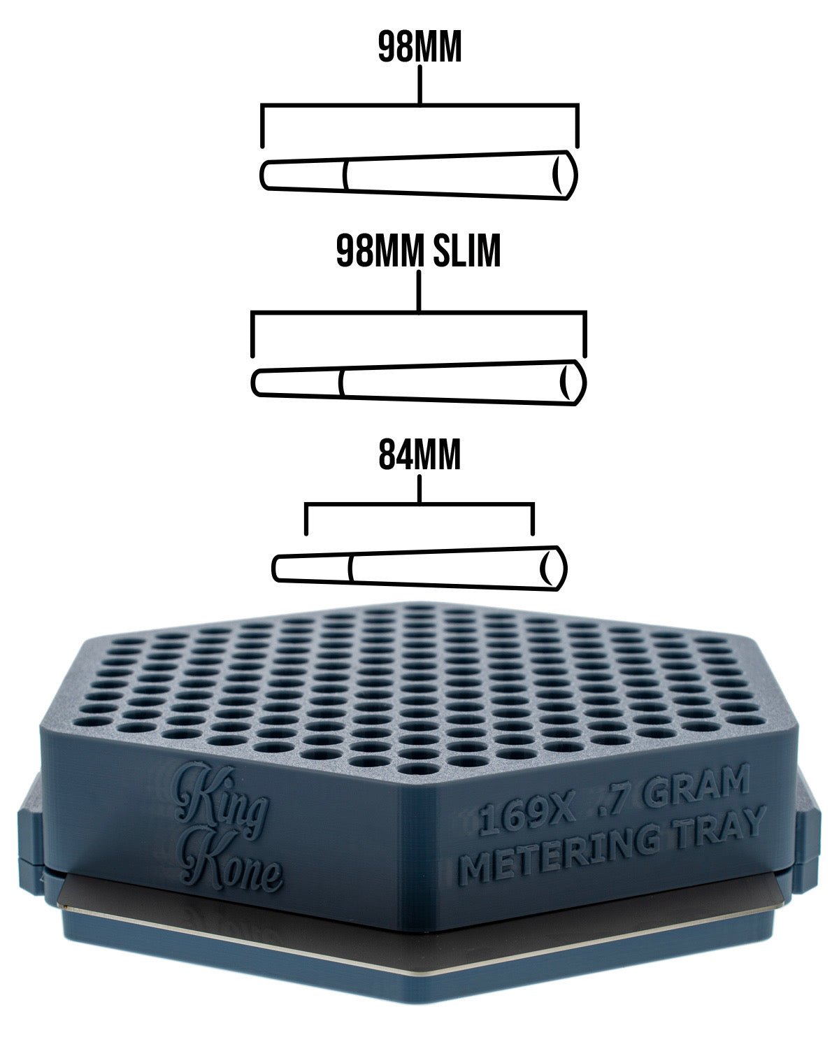 169 Cone Metering Tray .7g