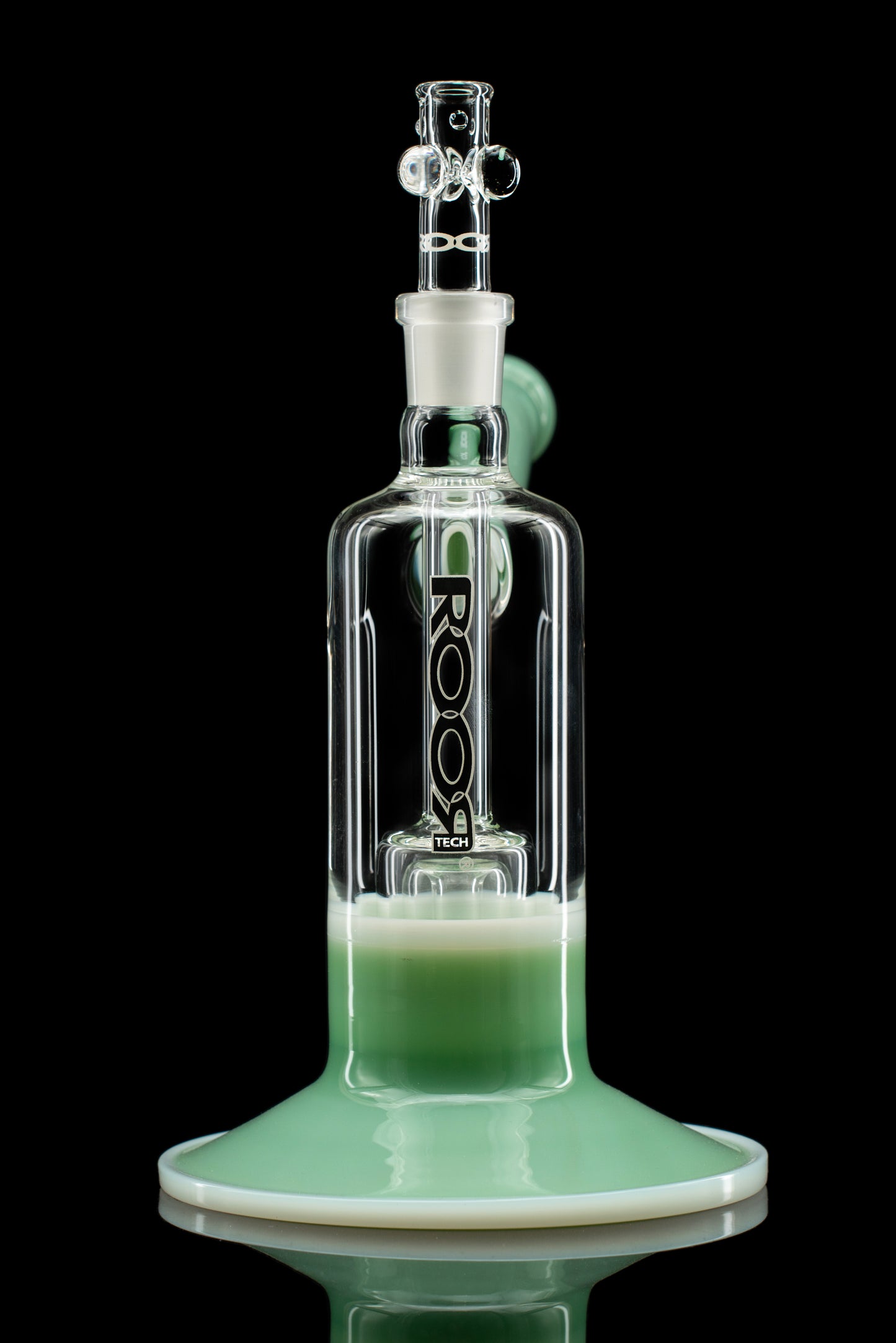 ROOR® Tech Barrel Style Chamber Bubbler (2017 style) Milky Green/White Color