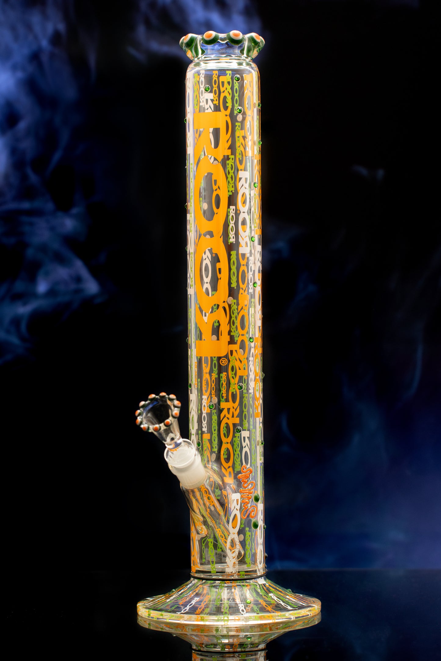 ROOR® Zing Bling'd Out 18" Custom Straight "ZUMO" 60mm diameter by 5mm thickness