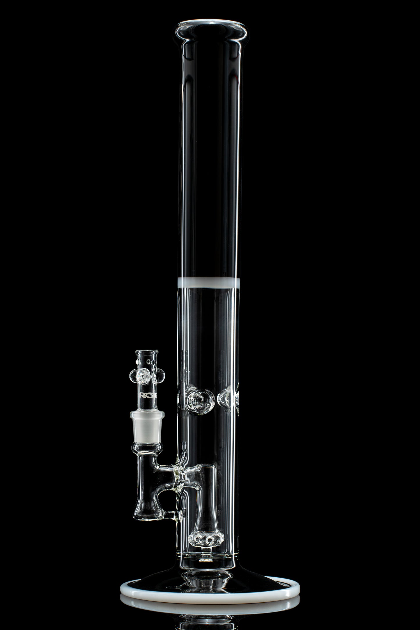 ROOR® Tech Fixed Downstem- 18" Straight 50x5mm Black/White Color