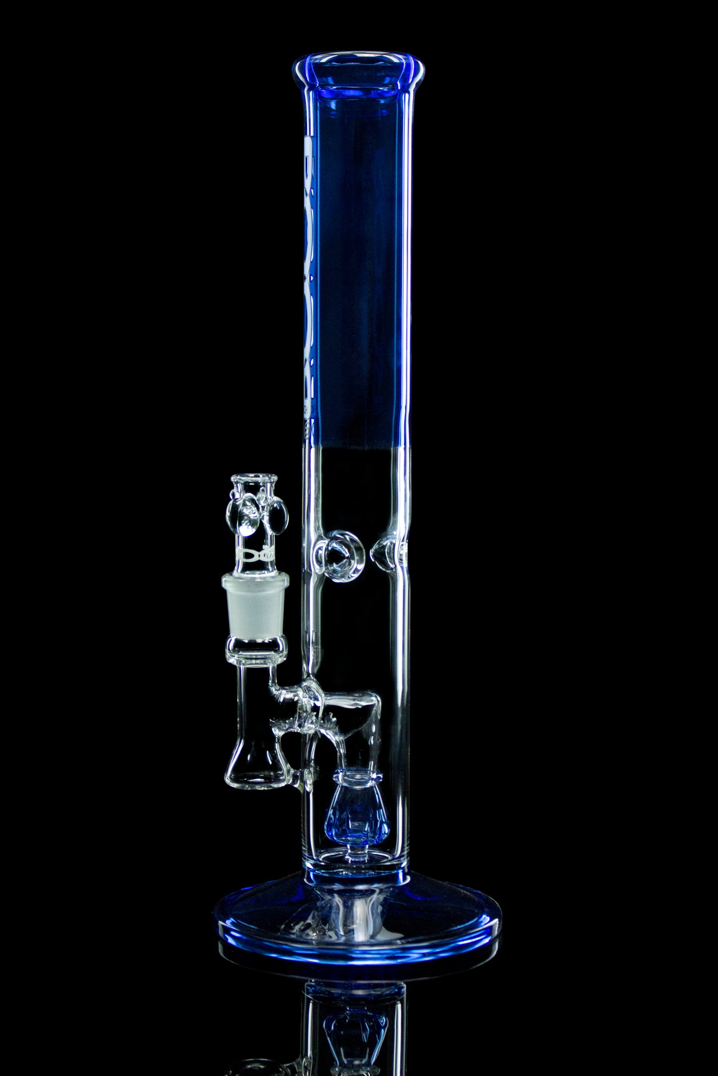 ROOR® Tech Mini Fixed Downstem- 14" Straight 45x5mm Blue Color