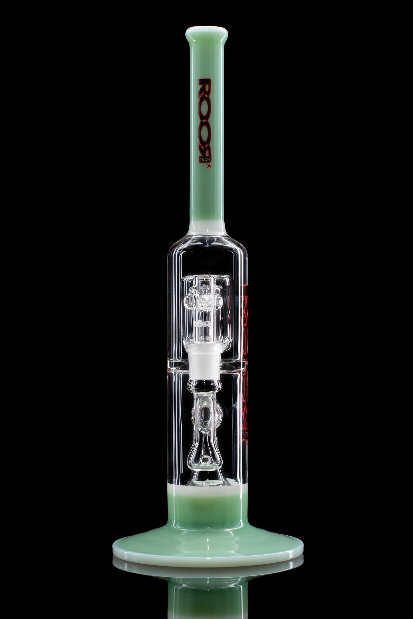 ROOR® Tech 2 Barrel-Style Chamber Stemless Bubbler (2017 style) Mint/White Color