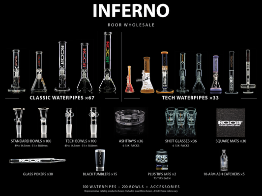 ROOR® Wholesale Package 6 – Inferno catalog photo