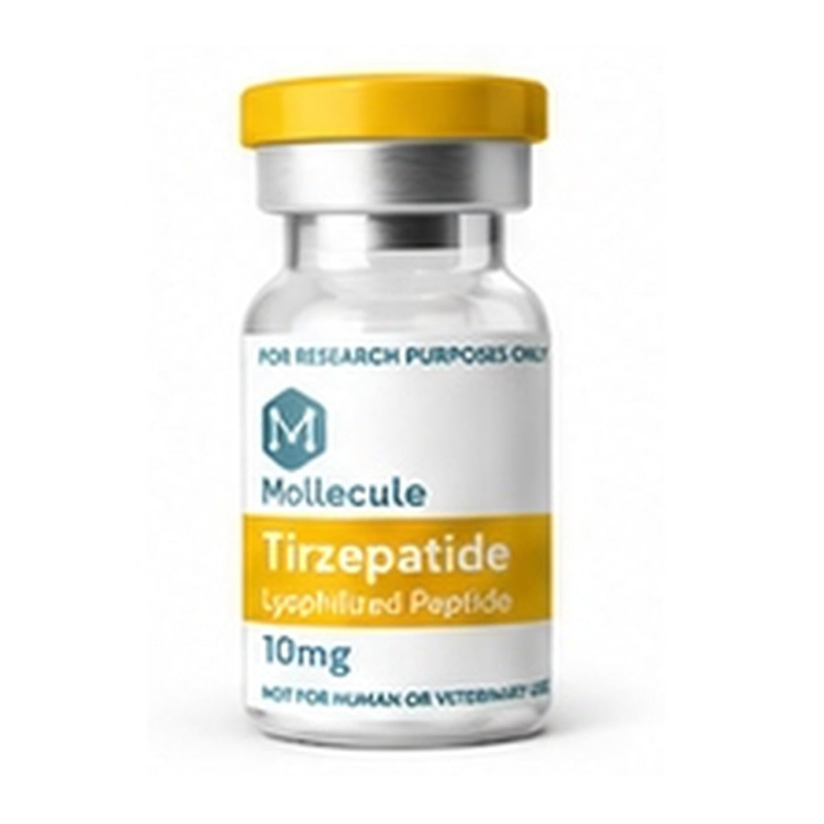 Molecule Peptides Tirzepatide vial