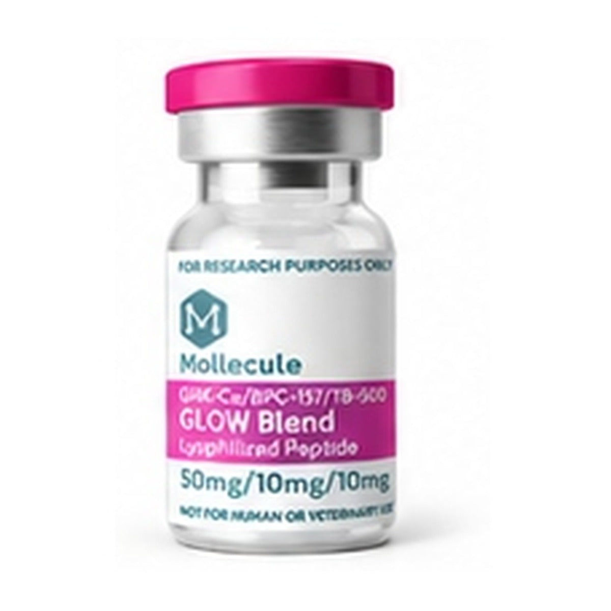 Molecule Peptides GLOW Blend vial