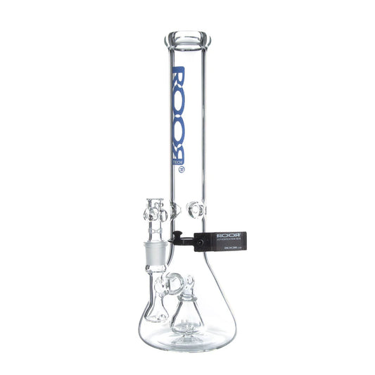 ROOR® Tech 14" Fixed Shower Head Beaker Chamber Perc Waterpipe