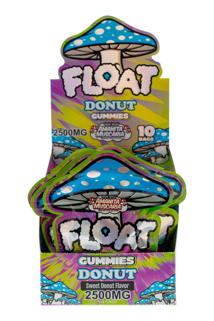 FLOAT Donut flavor gummies box for wholesale retailers, view 4