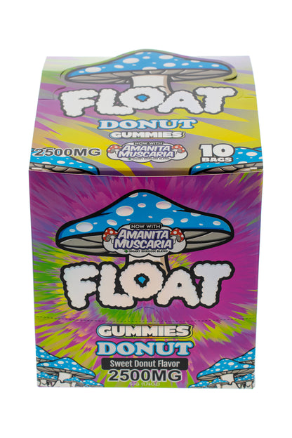 FLOAT Donut flavor gummies box for wholesale retailers, view 2