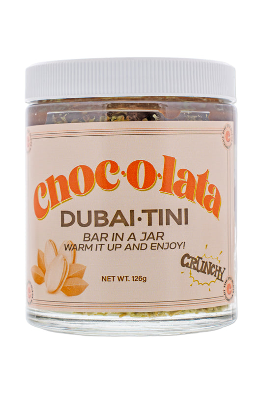 DubaiTini Chocolate Bar in a Jar