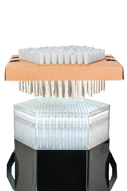King Stax 169 Series – 109MM Cones (Bleached) – 1,183 Cones/box