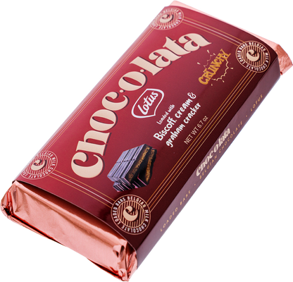 CHOCOLATA Lotus Loaded Biscoff Cream & Graham Cracker Crunch Bar