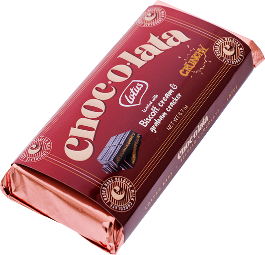 CHOCOLATA Lotus Loaded Biscoff Cream & Graham Cracker Crunch Bar