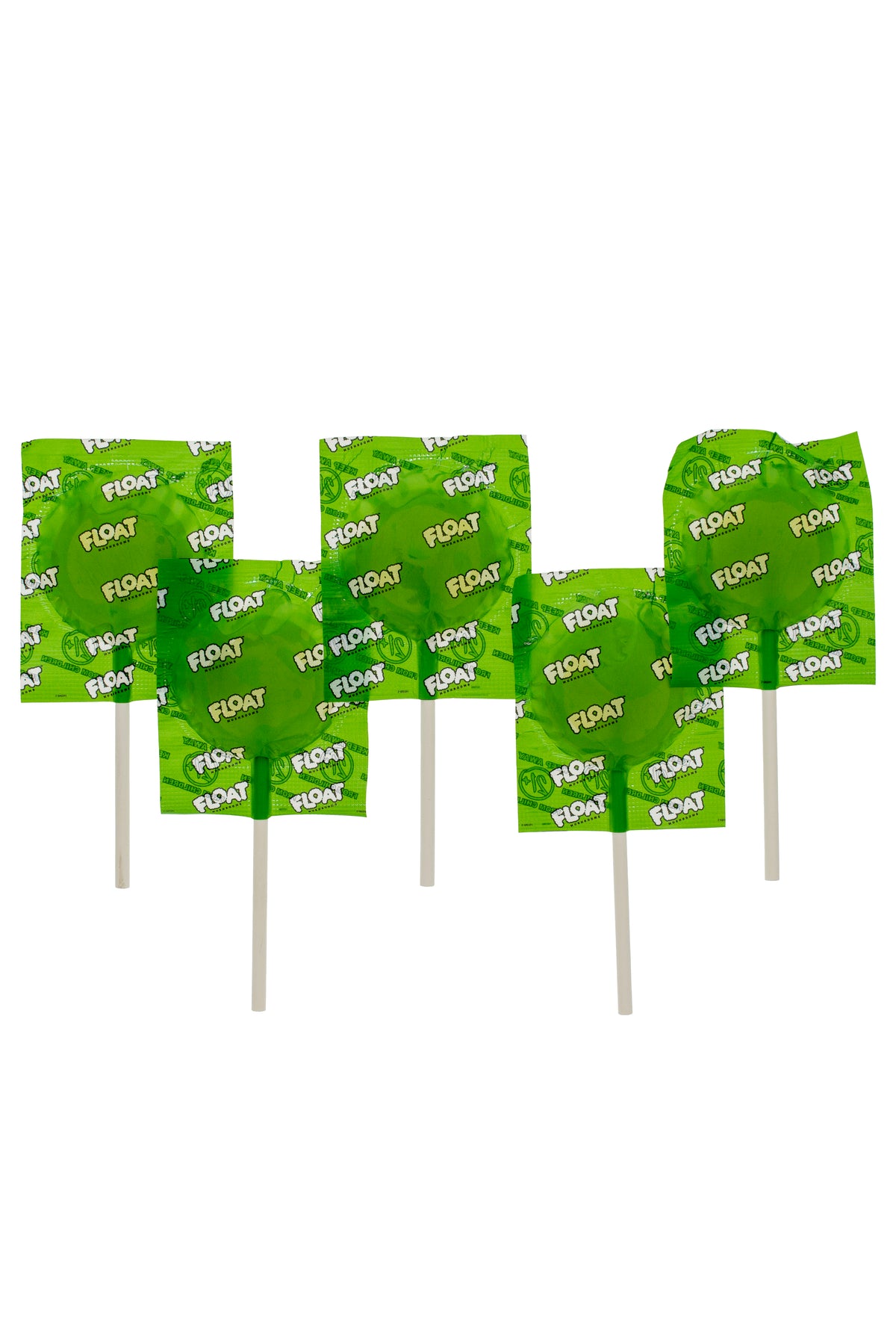 FLOAT Magic Melon lollipop singles 5-pack for wholesale retailers