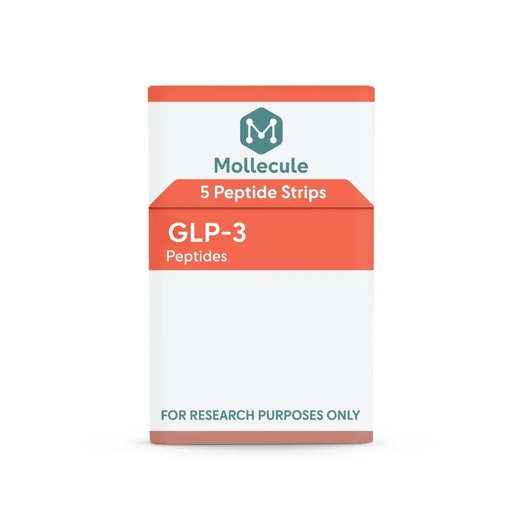 GLP-3 (Retatrutide) 10mg 5ct peptide strip box — Molecule Peptides (view 2)