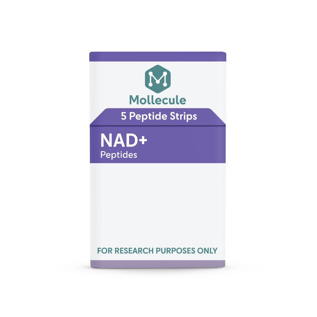NAD+ 1,000mg 5ct peptide strip box — Molecule Peptides (view 2)