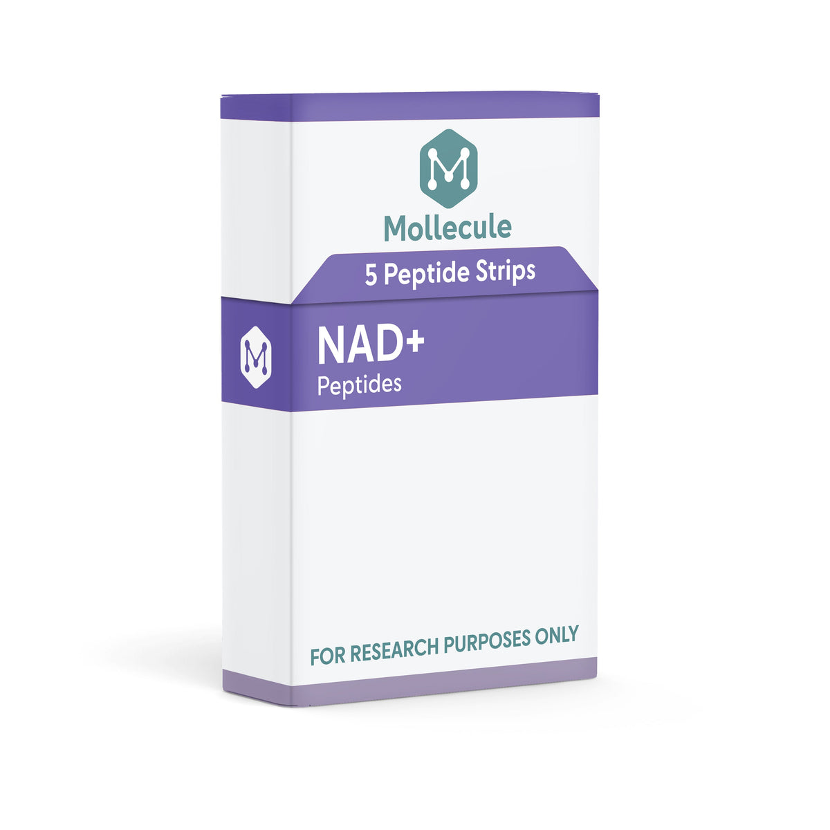NAD+ 1,000mg 5ct peptide strip box — Molecule Peptides