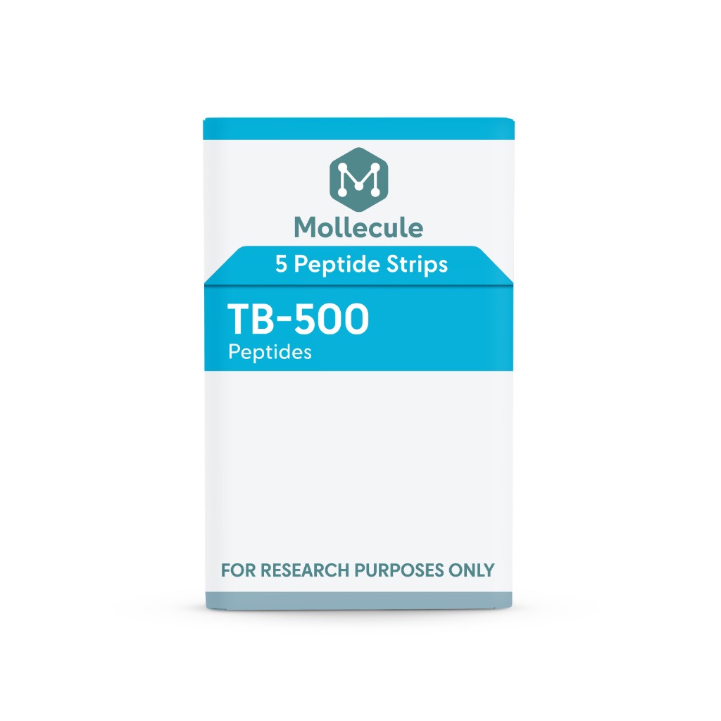 TB-500 10mg 5ct peptide strip box — Molecule Peptides (view 2)