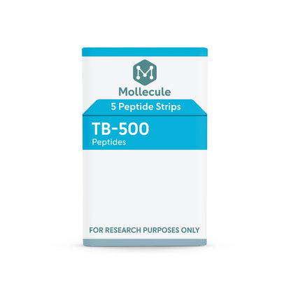 TB-500 10mg 5ct peptide strip box — Molecule Peptides (view 2)