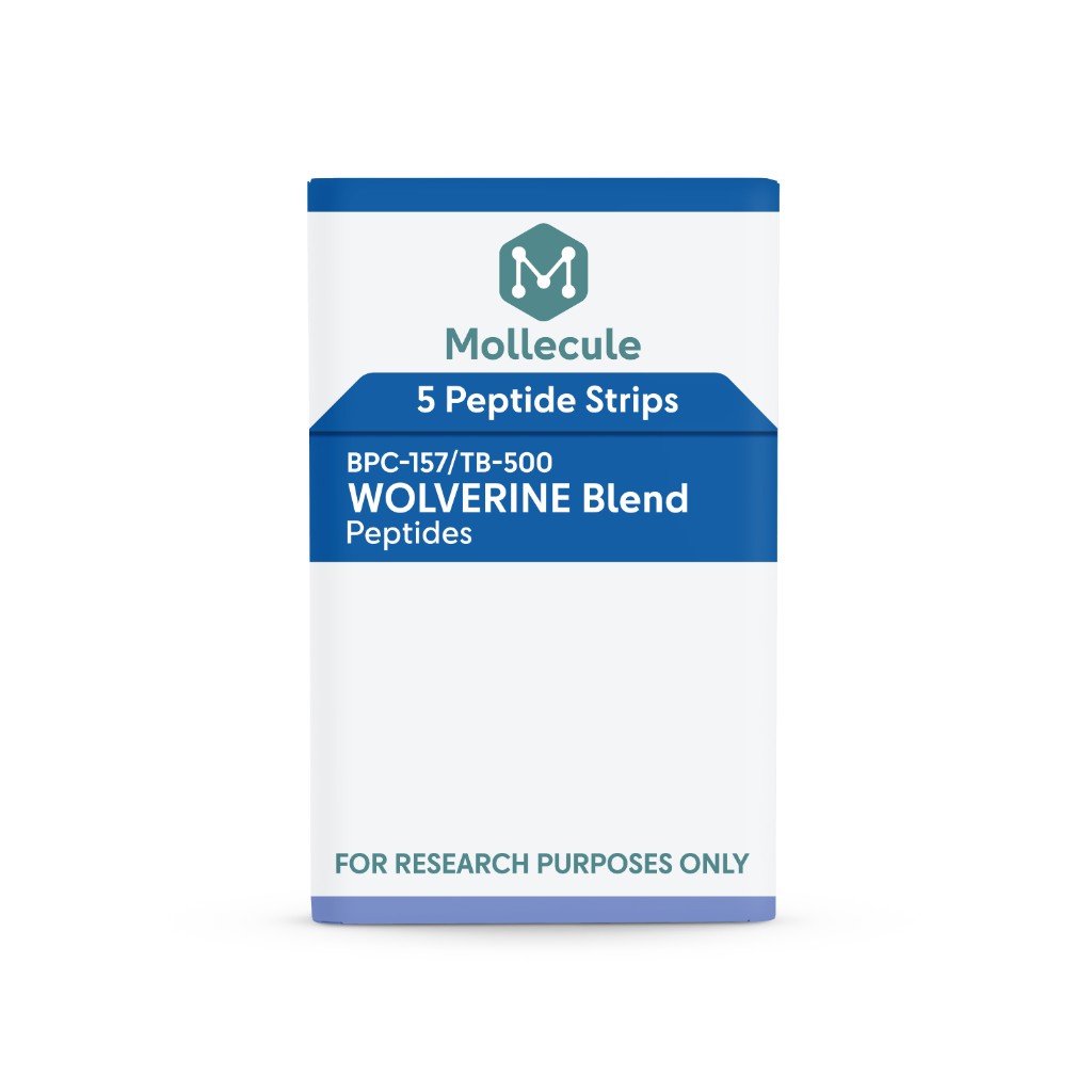 Wolverine Blend (BPC-157 / TB-500) 5mg/5mg 5ct peptide strip box — Molecule Peptides (view 2)
