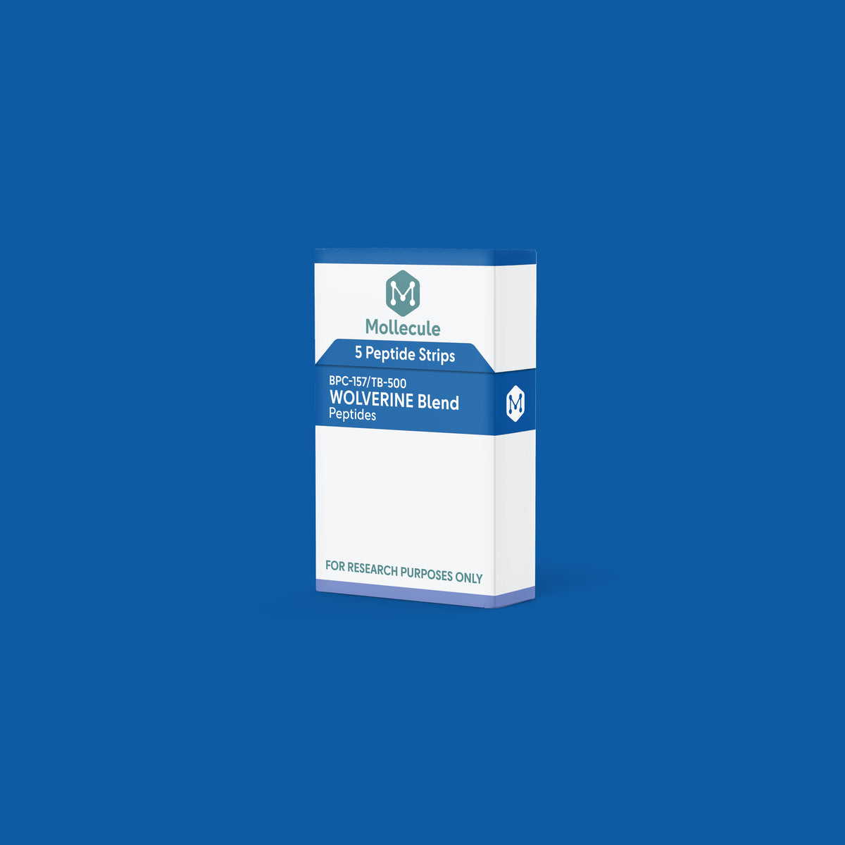 Wolverine Blend (BPC-157 / TB-500) 5mg/5mg 5ct peptide strip box — Molecule Peptides (view 4)