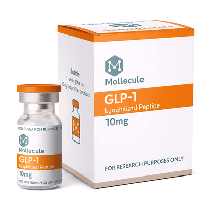 Semaglutide 10mg vial — Molecule Peptides, box and vial