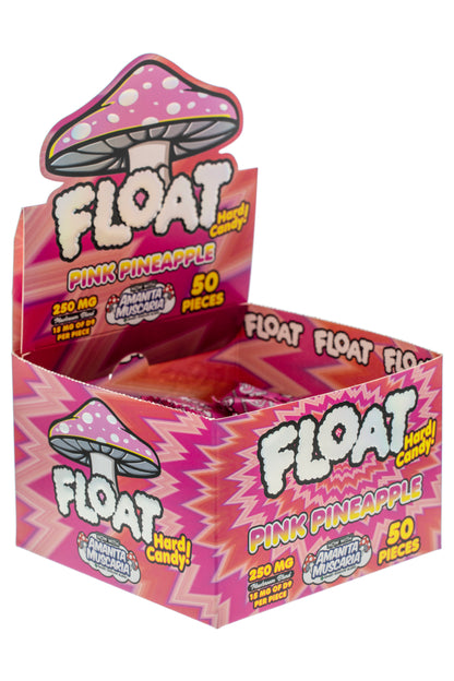 FLOAT Pink Pineapple hard candies display box for wholesale retailers, view 4