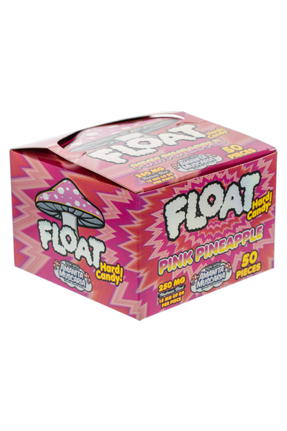 FLOAT Pink Pineapple hard candies display box for wholesale retailers, view 2
