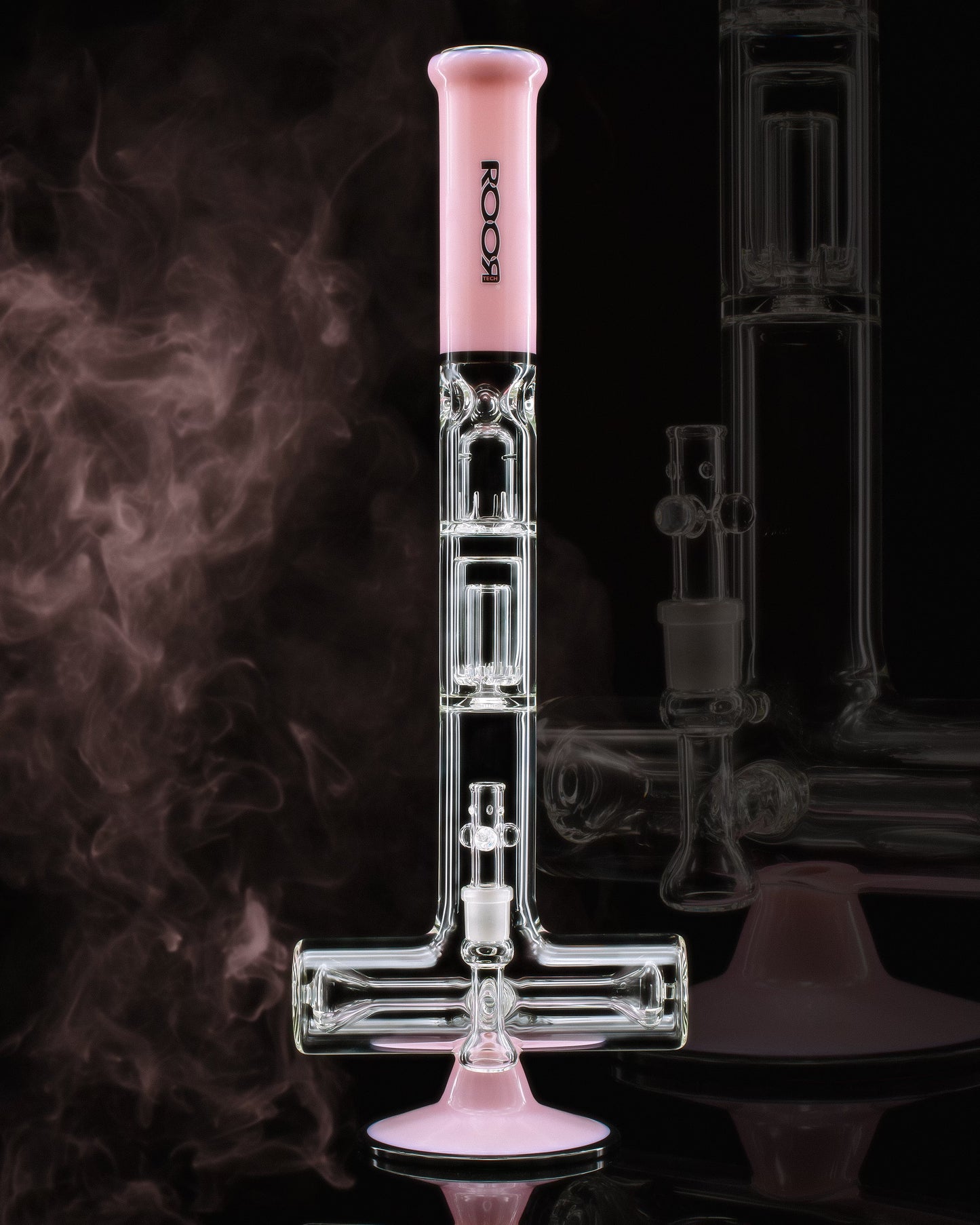 ROOR® Tech Barrel Chamber Inline – Color Accents USA-Made Inline Waterpipe