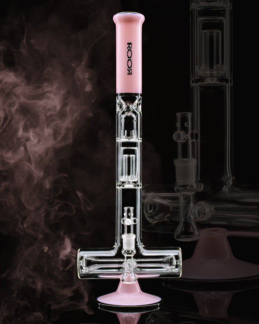 ROOR® Tech Barrel Chamber Inline – Color Accents USA-Made Inline Waterpipe