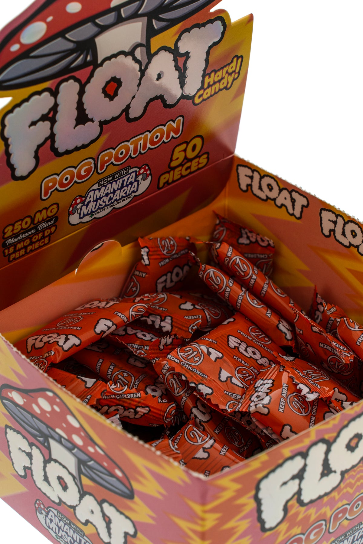 FLOAT POG Potion hard candies display box for wholesale retailers, view 3
