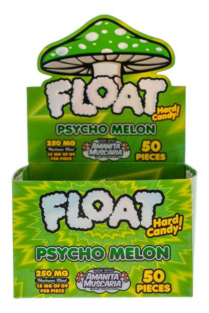 FLOAT Psycho Melon hard candies display box for wholesale retailers, view 5