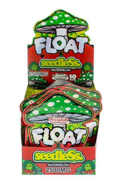 FLOAT Seedless Watermelon flavor gummies box for wholesale retailers, view 4