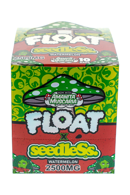FLOAT Seedless Watermelon flavor gummies box for wholesale retailers, view 2