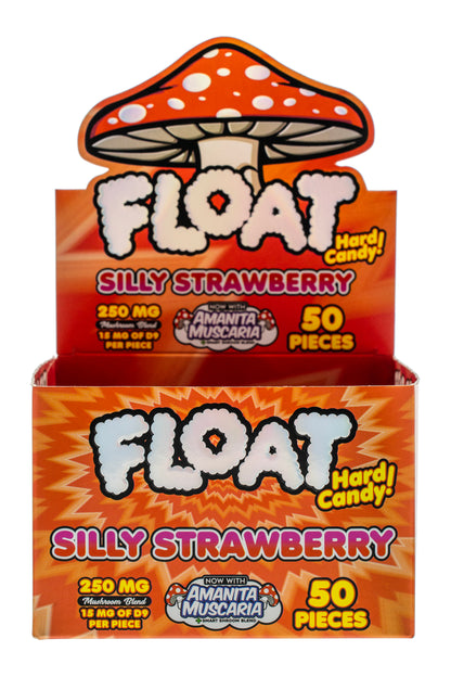 FLOAT Silly Strawberry hard candies display box for wholesale retailers, view 4