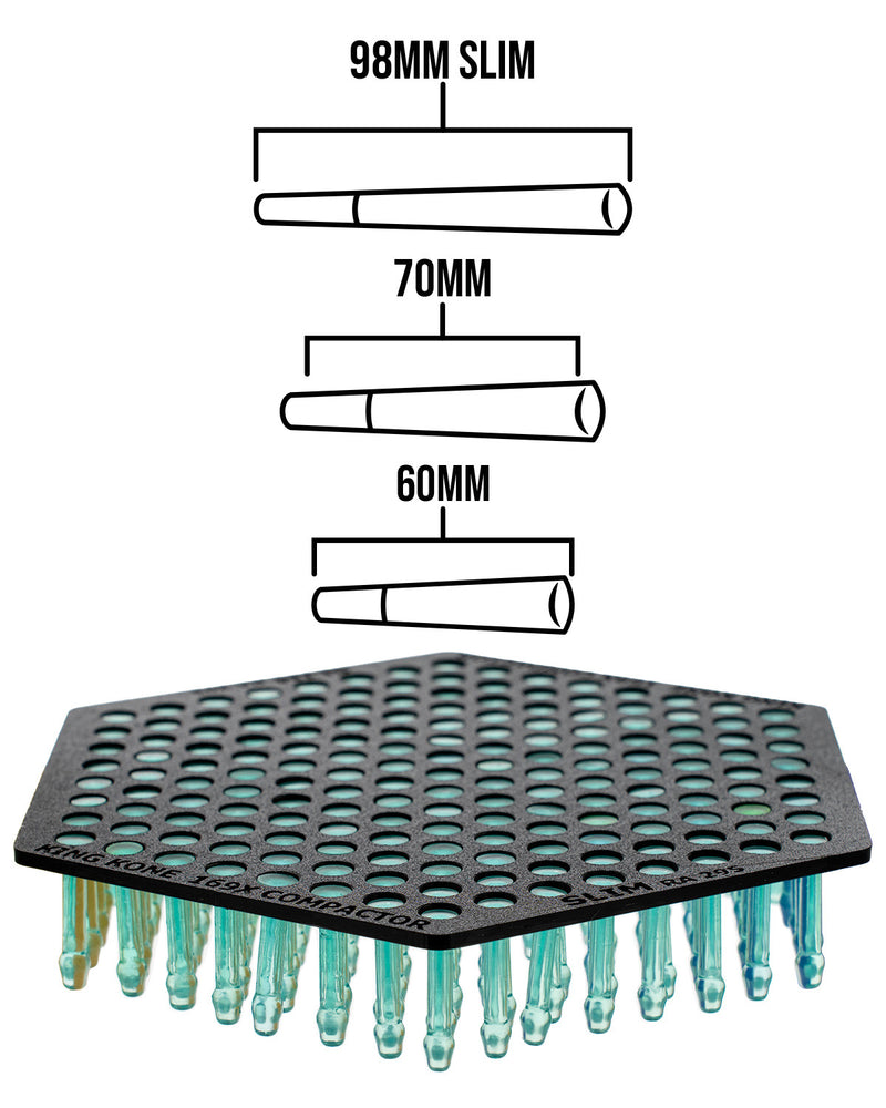 Compacting 169 Slim Cone Packing Fingers - 98mm, 60mm, 70mm