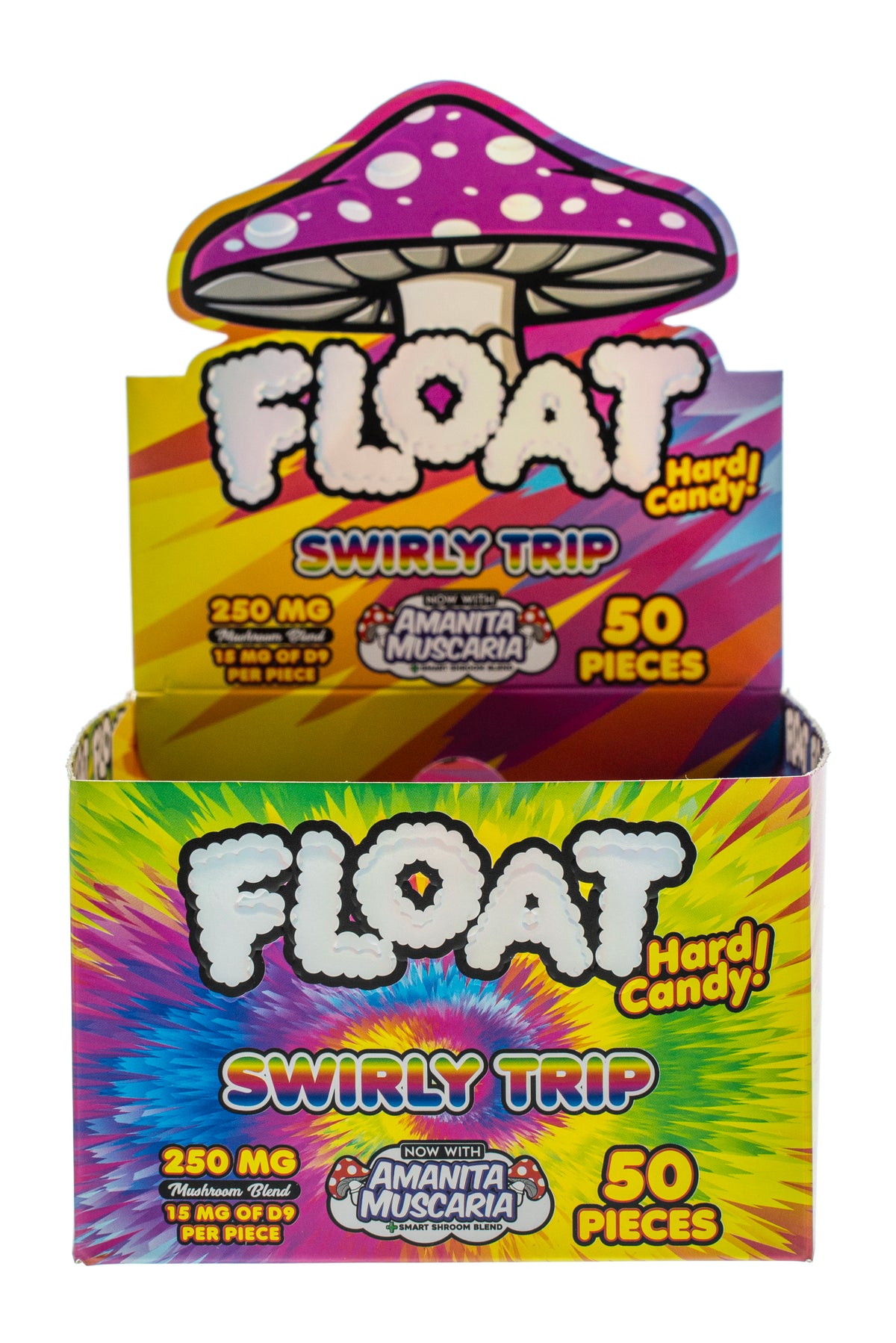 FLOAT Swirly Trip hard candies display box for wholesale retailers, view 4