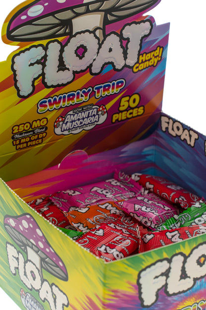 FLOAT Swirly Trip hard candies display box for wholesale retailers, view 3