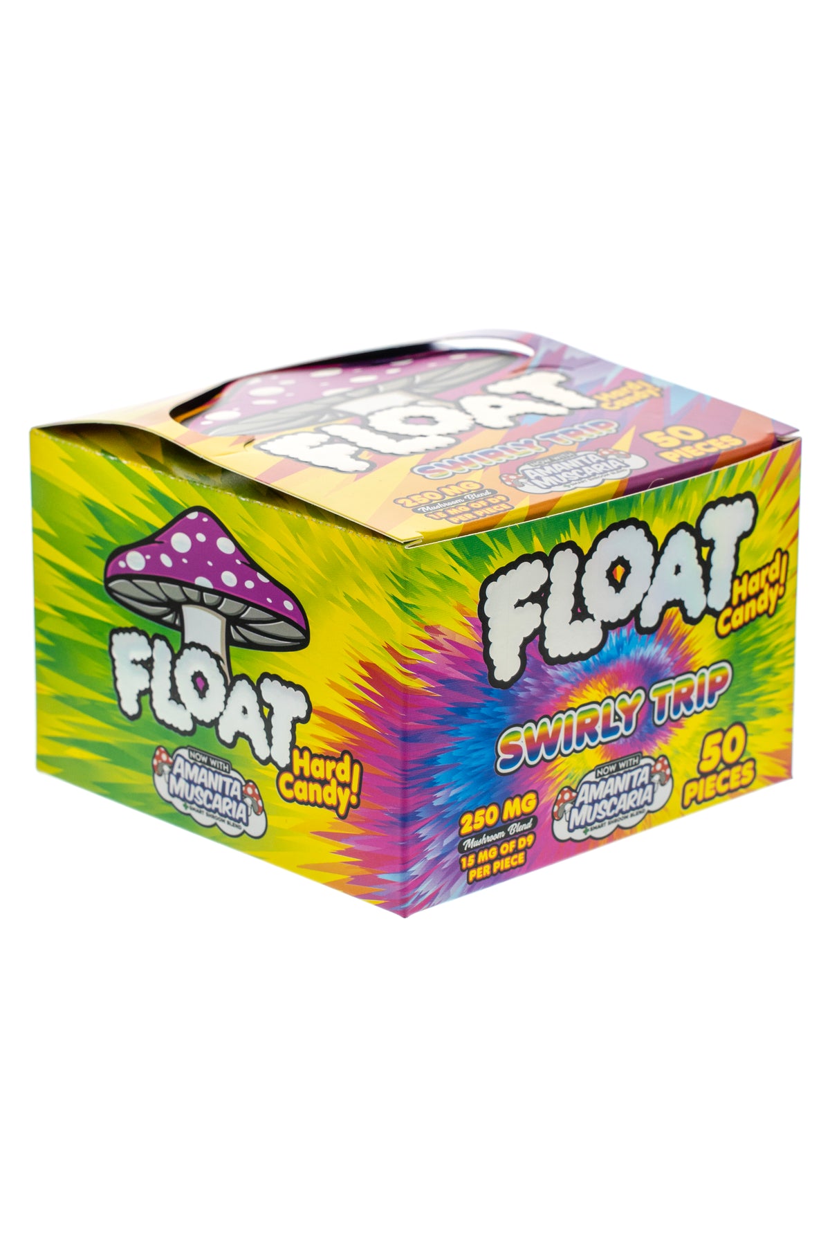 FLOAT Swirly Trip hard candies display box for wholesale retailers, view 2