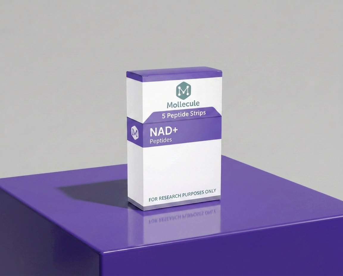 NAD+ 1,000mg 5ct peptide strip box — Molecule Peptides (view 3)