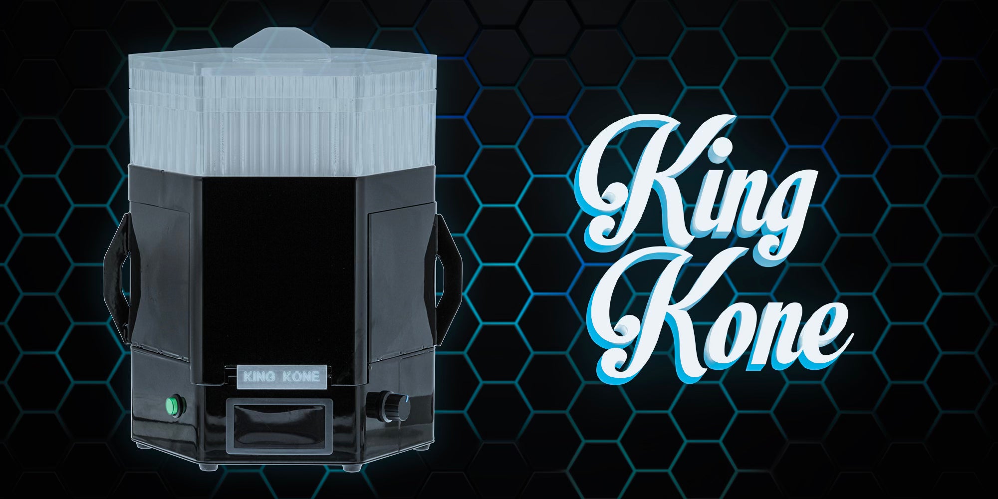 King Kone pre-roll cone filling machine banner