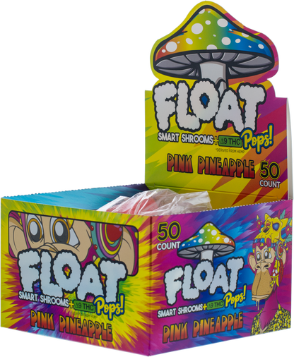 FLOAT Pink Pineapple lollipops display box for wholesale retailers, view 3
