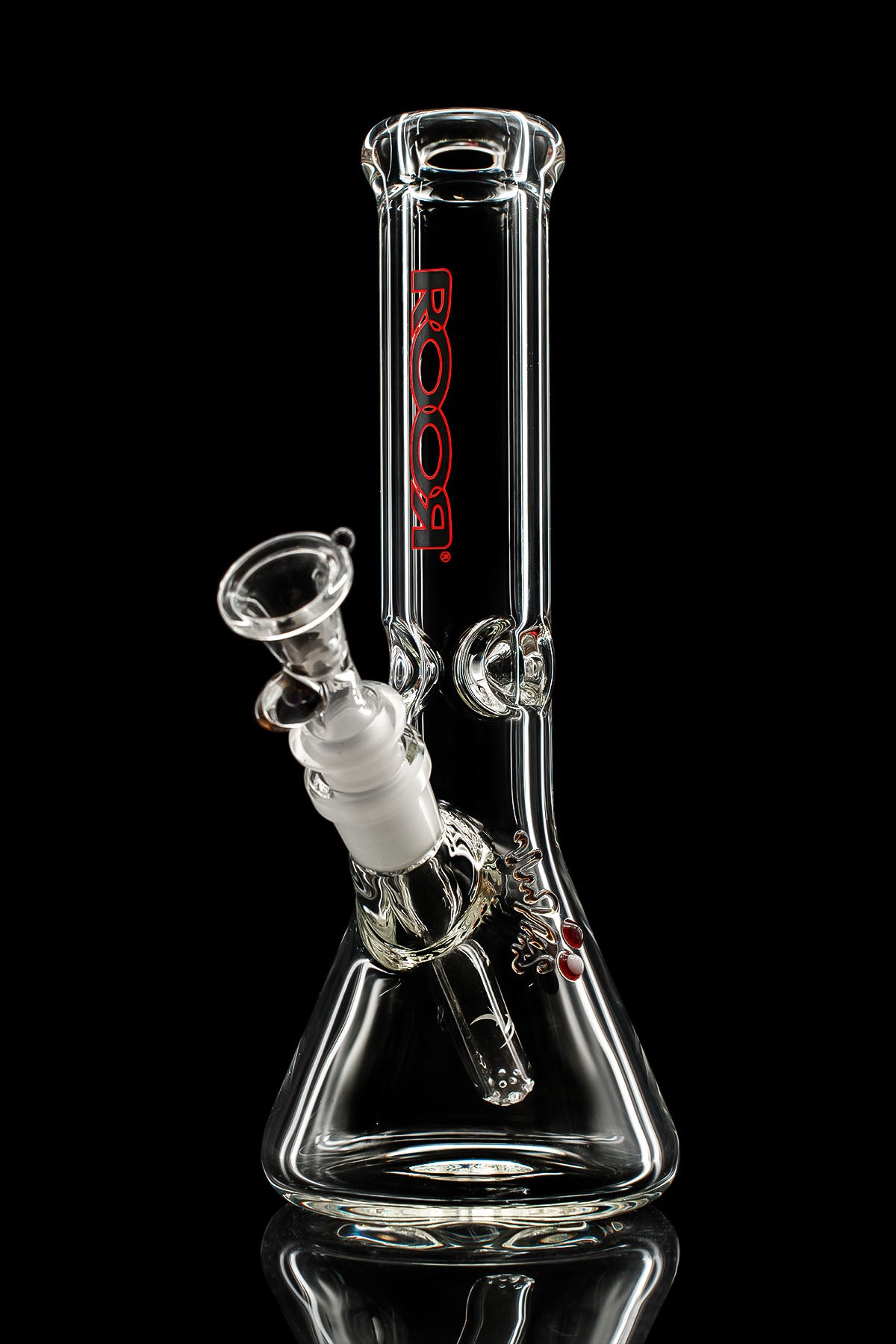 ROOR Classic 10" Beaker with Rim Bowl and Sandblasted Hole Upgrade Downstem