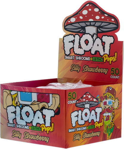 FLOAT Silly Strawberry lollipops display box for wholesale retailers, view 3