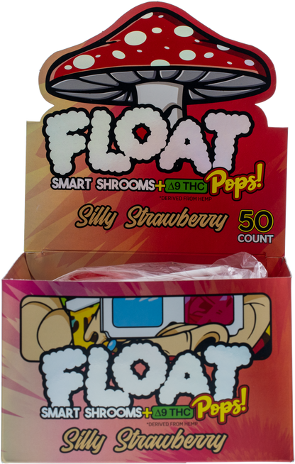 FLOAT Silly Strawberry lollipops display box for wholesale retailers, view 2